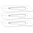 Gima lame gima inox n. 20 sterili 3x100 st