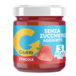 Giusto senza zuccheri aggiunti confettura di fragole 200 grammi