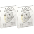 Gold collagen® hydrogel mask set da 2 2x4 pz maschera viso