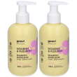 Goovi nourish & flourish shampoo setificante 2x250 ml