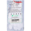 Guanti filo cotone 100% taglie 8,5-9 large polsino bordino giallo 1 pa