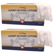 Guanto cotone bianco 7,5 2x1 pc guanti