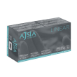 Guanto monouso in nitrile senza polvere ajsia linear blu violaceo extralarge 100 pezzi