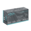 Guanto monouso in nitrile senza polvere ajsia linear blu violaceo small 100 pezzi