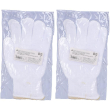 Guanto non chirurgico in cotone bianco misura 6,5 busta 2 pz guanti