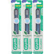 Gum® classic 410 medio spazzolino set da 3 3x1 pz denti