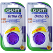 Gum® ortho filo interdentale set da 2 2x50 m