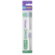 Gum sonic ortho testine di ricambio spazzolino sonico 2 pezzi