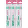Gum sonic sensitive spazzolino batteria refill 3x1 st