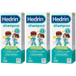 Hedrin shampoo antipediculosi 3x200 ml