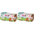 Hipp bio omog carote/ceci2x80g set da 2 2x2x80 g pappa
