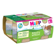 Hipp bio omogeneizzato pollo e vitello 4 pezzi da 80 g