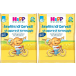 Hipp biologico anellini di cereali al sapore formaggio set da 2 2x2