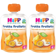 Hipp biologico frutta frullata pera e mela con mango maracuja set da