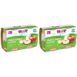 Hipp biologico omogeneizzato mela e yogurt set da 2 2x2x125 g pappa