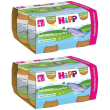 Hipp omog salmone/verd 4x80g 2x4x80 g pappa