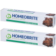 Homeobrite protezione naturale dentifricio all'anice 2x75 ml dentifric