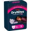 Huggies drynites pyjama pants teen mutandine assorbenti 49-60kg 13+ anni 9 pezzi