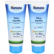 Humana babycare talco liquido set da 2 2x100 ml