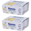 Humana merenda latte banana 4 pezzi da 100 g 2x4x100 g