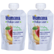 Humana milkymerenda mela, banana e biscotto set da 2 2x100 g latte
