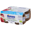 Humana naturcare omogenizzato mela e prugna bio 400 g pappa