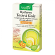 Hyaluron tosse & gola lenitivo per tosse secca raucedine e mal di gola gusto arancia 30 compresse