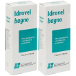 Idrovel olio bagno emolliente 150 ml set da 2 2x150 ml additivo per il