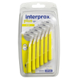 Interprox plus mini giallo 6 pezzi pz spazzolino da denti
