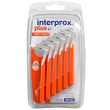 Interprox plus supermicro arancio 6 pezzi pz spazzolino da