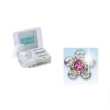 Orecchino inverness 120 fiore crystal/rosa palladio