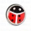 Inverness orecchini coccinella 5 mm placcati oro r187c
