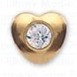Inverness orecchini cuore crystal placcati oro r25c1