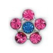Inverness orecchini fiore rosa/zaffiro gambo titanio r804st