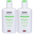 Isdin nutradeica shampoo dermatologico antiforfora grassa set da 2 2x2