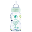 J bimbi trendy - biberon polipropilene colore verde acqua 6m+, 330ml