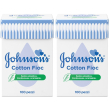Johnson's® baby cotton fioc set da 2 2x100 pz bastoncino
