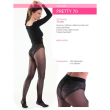 Kamila collant maglia liscia pretty 70 denari nero 5