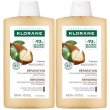 Klorane cica-shampoo ristrutturante e anti-rottura al cupuacu 400ml -