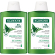 Klorane shampoo all'ortica bio 200ml - capelli grassi, purificante 2x2