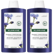 Klorane shampoo alla centaurea bio anti-ingiallimento set da 2 2x400 m