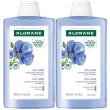 Klorane shampoo avvolgente e volumizzante al lino bio 400ml - capelli