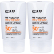 Korff 365 ultra 100 color fluido viso spf50+ 2x40 ml
