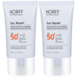 Korff sun repair fluido viso lenitivo spf 50+ 2x40 ml