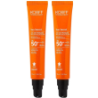 Korff sun secret fluido viso antimacchie spf 50+ set da 2 - risparmia