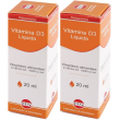 Kos vitamina d3 liquida gocce set da 2 2x20 ml soluzione orale