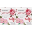 L'erbolario 3 rosa sapone profumato 2x100 g