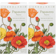 L'erbolario papavero soave bagnoschiuma 2x250 ml schiuma da bagno