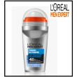 L'oreal men expert - deodorante roll-on fresh extreme