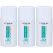 L'oreal paris skincare fluido bright reveal uv colorato spf50 3x50 ml